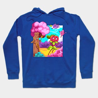Forest Funny Hand Drawn Hoodie